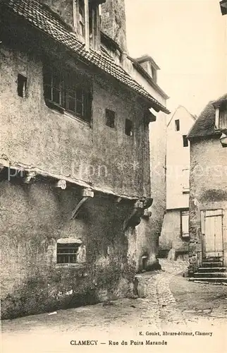 AK / Ansichtskarte Clamecy_Nievre Rue du Puits Marande Clamecy_Nievre