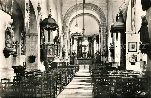 AK / Ansichtskarte Cosne Cours sur Loire Interieur de l Eglise Saint Agnan Cosne Cours sur Loire