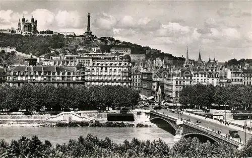 AK / Ansichtskarte Lyon_France Pont Lafayette Lyon France