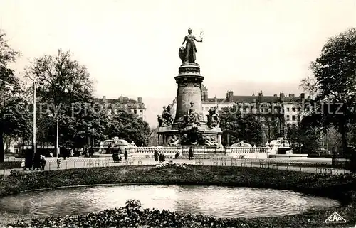 AK / Ansichtskarte Lyon_France Place Carnot Monument Lyon France