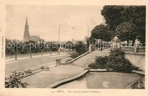 AK / Ansichtskarte Metz_Moselle Vue prise du Jardin Boufflers Metz_Moselle