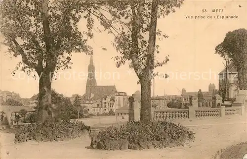 AK / Ansichtskarte Metz_Moselle Vue prise de l Esplanade Metz_Moselle