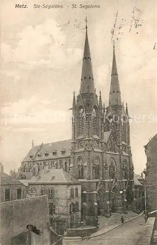 AK / Ansichtskarte Metz_Moselle Eglise Sainte Segolene Kirche Metz_Moselle