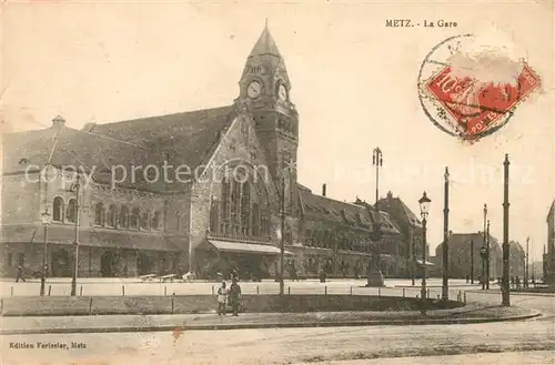 AK / Ansichtskarte Metz_Moselle La gare Bahnhof Metz_Moselle