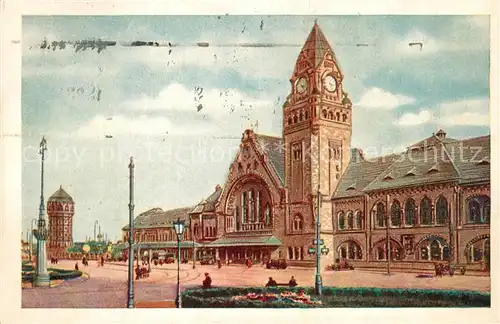 AK / Ansichtskarte Metz_Moselle La gare Bahnhof Metz_Moselle