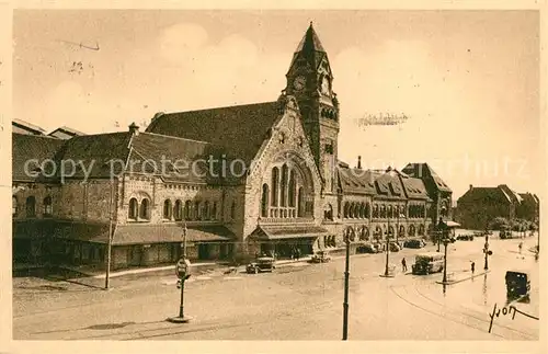 AK / Ansichtskarte Metz_Moselle Gare Centrale Bahnhof Metz_Moselle