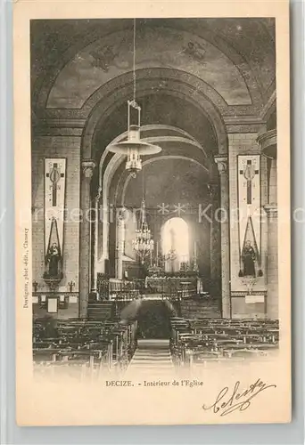 AK / Ansichtskarte Decize Interieur de l Eglise Decize