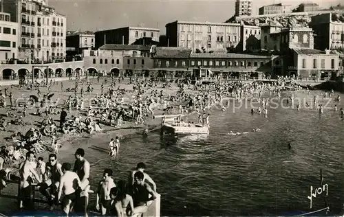 AK / Ansichtskarte Marseille_Bouches du Rhone Plage des Catalans Marseille