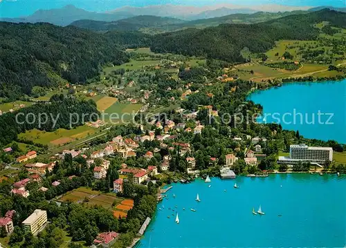 AK / Ansichtskarte Poertschach_Woerthersee Fliegeraufnahme Poertschach Woerthersee