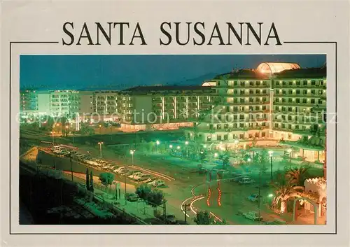 AK / Ansichtskarte Santa_Susana Avinguda del Mar Nachtaufnahme Santa Susana