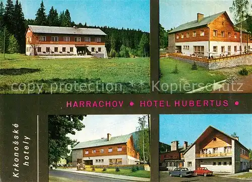 AK / Ansichtskarte Harrachsdorf_Harrachov Hotel Hubertus Harrachsdorf Harrachov