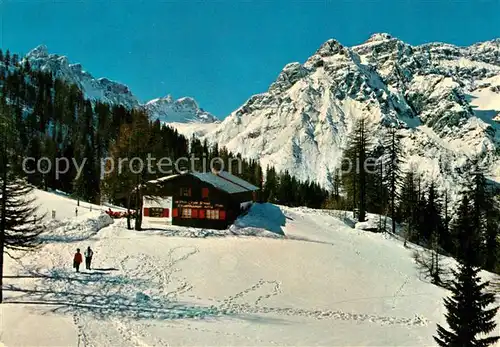 AK / Ansichtskarte Rotwandwiesenhuette Winterlandschaft Rotwandwiesenhuette