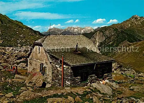 AK / Ansichtskarte Umhausen_Tirol Frischmann Huette Zugspitzmassiv Umhausen Tirol