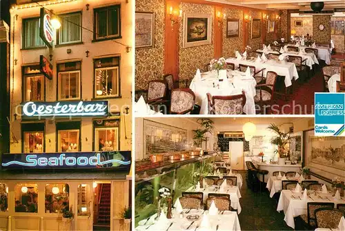 AK / Ansichtskarte Amsterdam_Niederlande Visrestaurant de Oesterbar Amsterdam_Niederlande