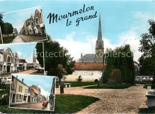 AK / Ansichtskarte Mourmelon le Grand Le Square Entree rue General Gouraud Place Clemenceau Rue General Gouraud Mourmelon le Grand