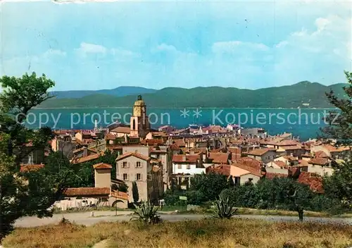 AK / Ansichtskarte Saint_Tropez_Var Vue generale vers le Golfe Saint_Tropez_Var