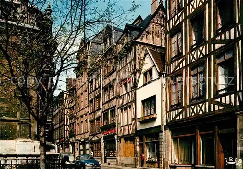 AK / Ansichtskarte Rouen Vieilles maisons vers lEglise Saint Maclou Rouen