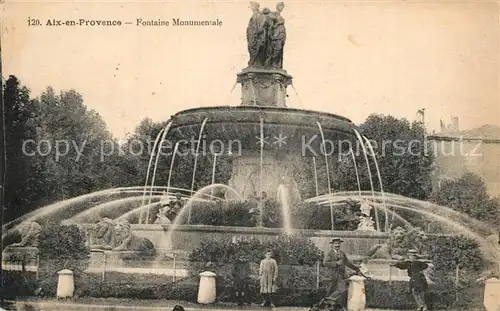 AK / Ansichtskarte Aix en Provence Fontaine Monumentale Aix en Provence