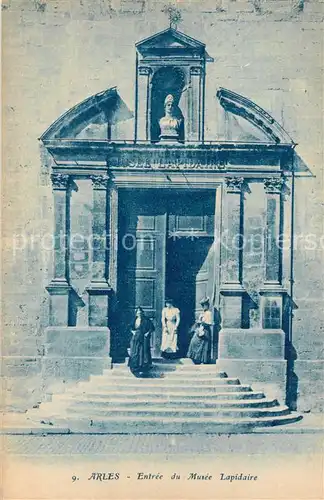 AK / Ansichtskarte Arles_Bouches du Rhone Entree du Musee Lapidaire Arles_Bouches du Rhone
