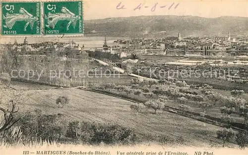 AK / Ansichtskarte Martigues Vue generale prise de l Ermitage Martigues