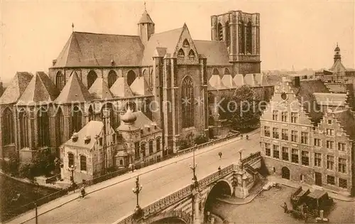 AK / Ansichtskarte Gand_Belgien Eglise Saint Michel Gand Belgien