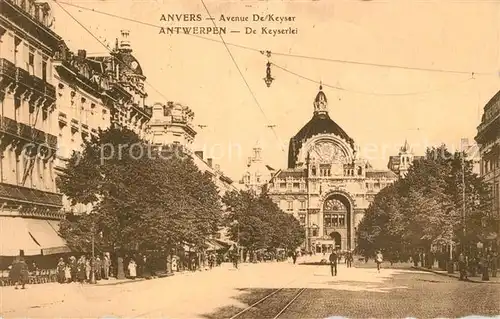 AK / Ansichtskarte Anvers_Antwerpen Avenue de Keyser Anvers Antwerpen