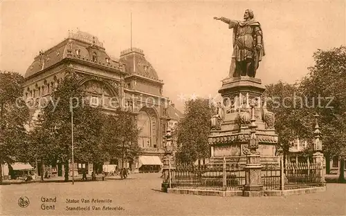 AK / Ansichtskarte Gand_Belgien Statue Jacob van Artevelde Monument Gand Belgien