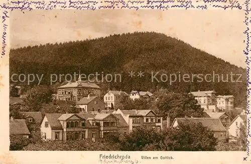 AK / Ansichtskarte Friedrichroda Villen am Gottlob Friedrichroda