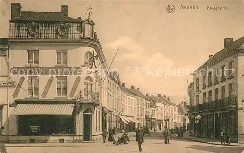 AK / Ansichtskarte Meenen Bruggestraat Meenen
