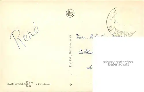 AK / Ansichtskarte Oostduinkerke Schloss Oostduinkerke