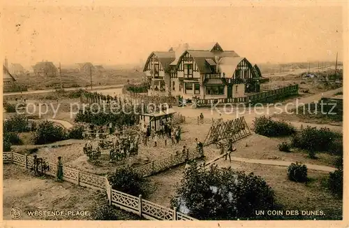 AK / Ansichtskarte Westende Strand Duenen Westende