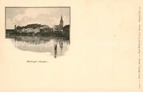 AK / Ansichtskarte Mellingen_AG Panorama Mellingen AG