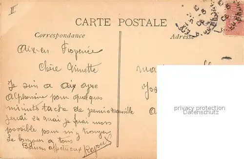 AK / Ansichtskarte Aix en Provence Le Cours Mirabeau Aix en Provence