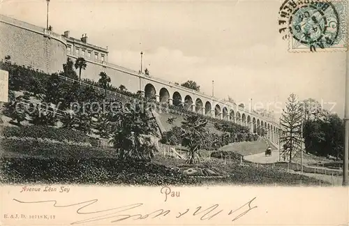 AK / Ansichtskarte Pau Avenue Leon Say Pau