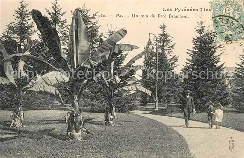 AK / Ansichtskarte Pau Un coin du Parc Beaumont Pau