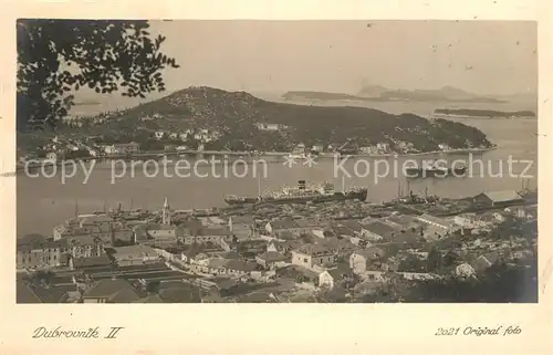 AK / Ansichtskarte Dubrovnik_Ragusa Panorama Dubrovnik Ragusa