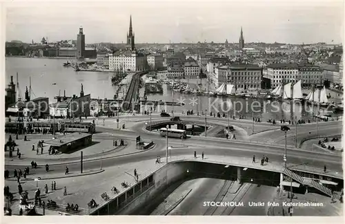 AK / Ansichtskarte Stockholm Utsikt fran Katarinahissen Stockholm