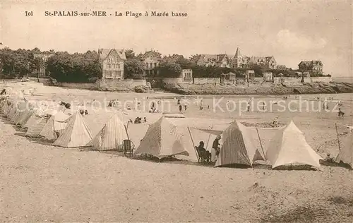 AK / Ansichtskarte Saint Palais sur Mer Plage a Marc?e basse Saint Palais sur Mer
