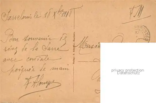 AK / Ansichtskarte Saarlouis Kirche Saarlouis