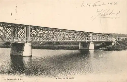AK / Ansichtskarte Seveux Br?ckenpartie Seveux