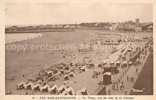 AK / Ansichtskarte Les_Sables d_Olonne Plage  Les_Sables d_Olonne