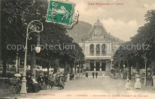 AK / Ansichtskarte Luchon_Haute Garonne Esplanade du Casino Luchon Haute Garonne