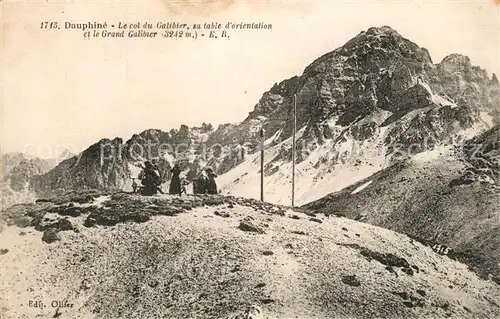 AK / Ansichtskarte Dauphine Col du Galibier Dauphine