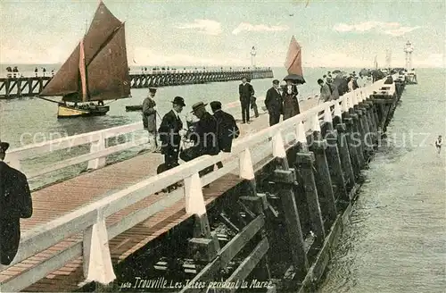 AK / Ansichtskarte Trouville sur Mer Seebr?cke Trouville sur Mer