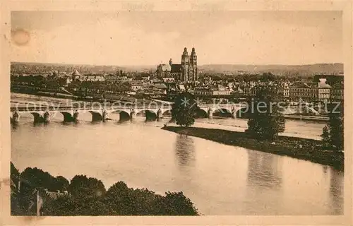 AK / Ansichtskarte Tours_Indre et Loire Loirpartie Pont Tours Indre et Loire
