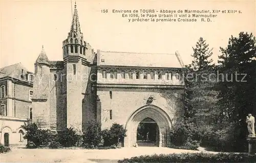 AK / Ansichtskarte Tours_Indre et Loire Abbaye de Marmoutier Tours Indre et Loire