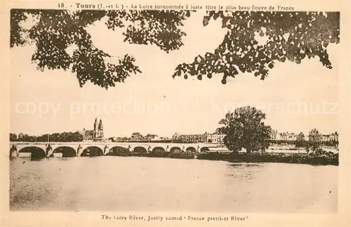 AK / Ansichtskarte Tours_Indre et Loire Loire Tours Indre et Loire