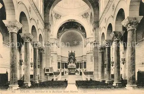 AK / Ansichtskarte Tours_Indre et Loire Basilique Saint Martin  Tours Indre et Loire