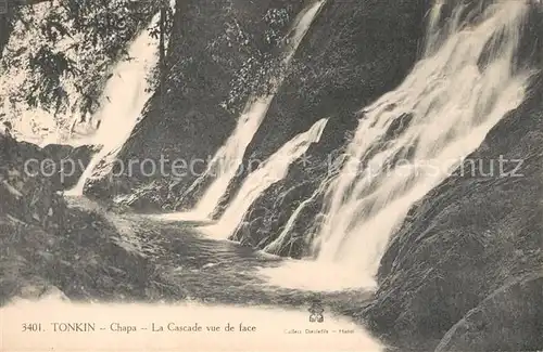 AK / Ansichtskarte Tonkin Chapa Cascade Wasserfall Tonkin