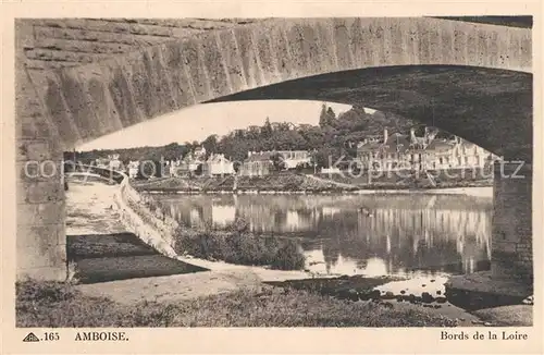 AK / Ansichtskarte Amboise Bords de la Loire Pont Amboise